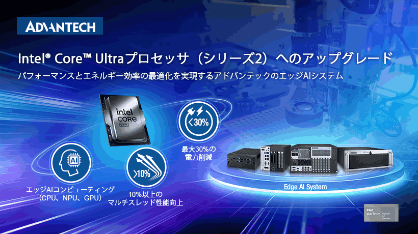 Intel® Core™ Ultraプロセッサ（シリーズ2）へ - アドバンテック
